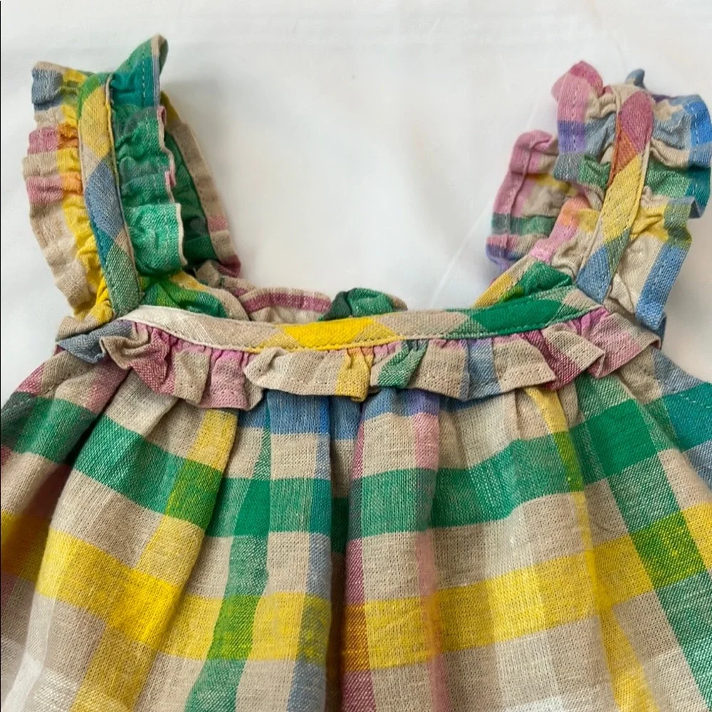 Like New - Size 3T Girls Gap Kids Colorful Plaid Matching Set - Picture 5 of 16